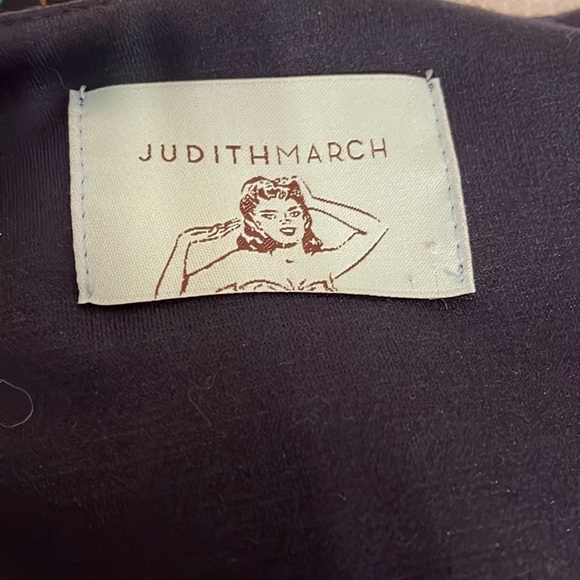 Judith March women’s medium 8 10 dress mini long sleeve pattern blue stretch - Picture 5 of 8